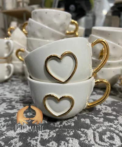 فنجان قالبی قلب