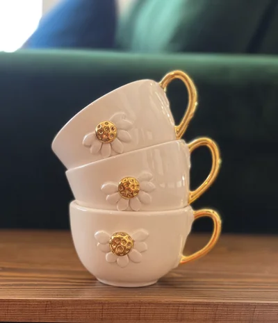 فنجان قالبی بابونه